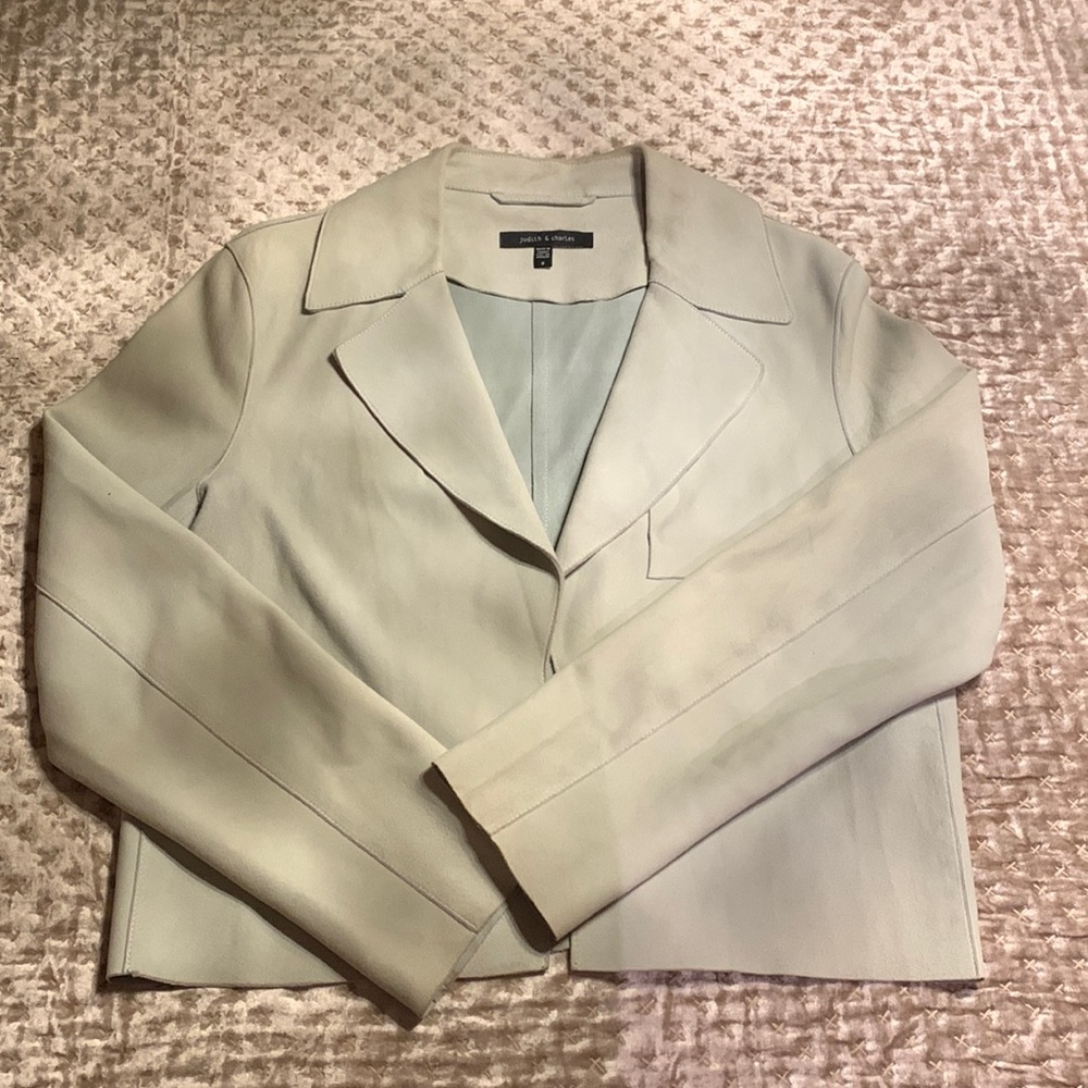 Judith & Charles 100% goat suede jacket